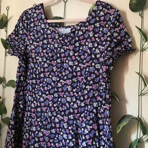 VINTAGE maxi dress with laceup-corset back